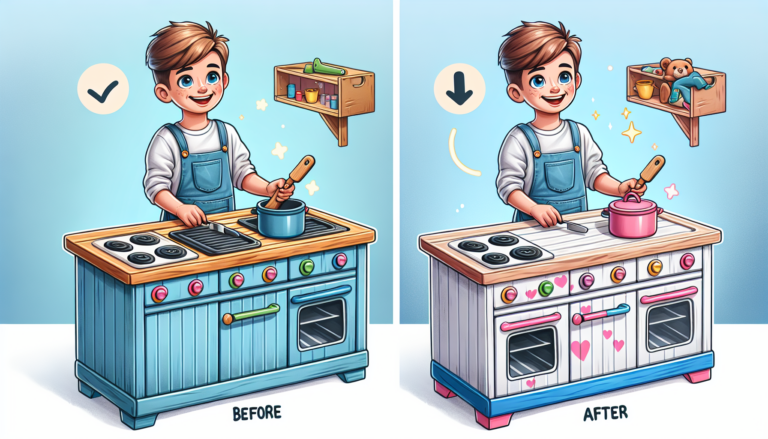 DIY Play Kitchen Makeover: Upcycle a Thrift Store Find