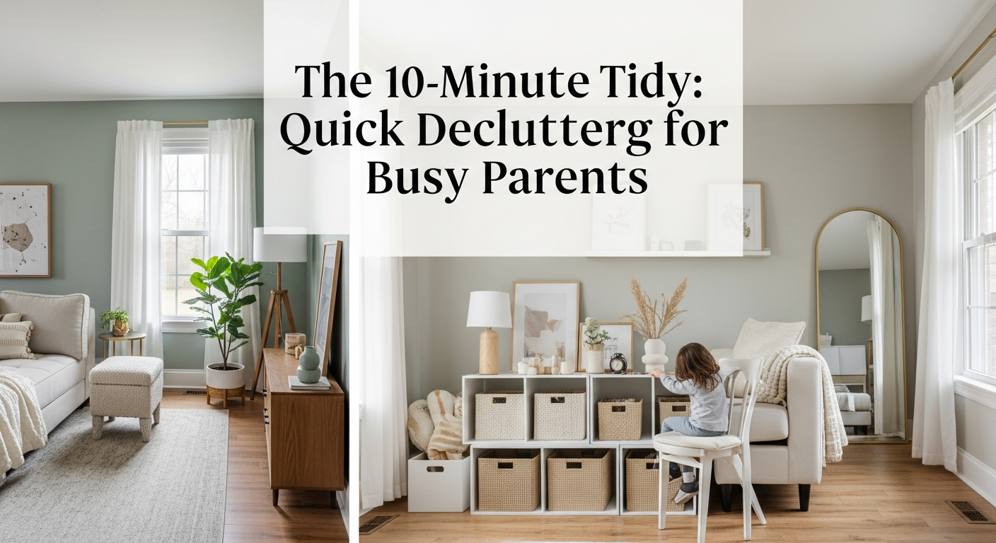 The 10-Minute Tidy: Quick Decluttering for Busy Parents