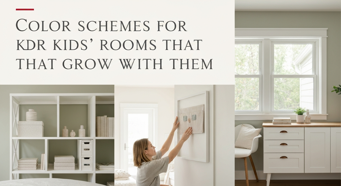 Color Schemes for Kids' Rooms That Grow with Them