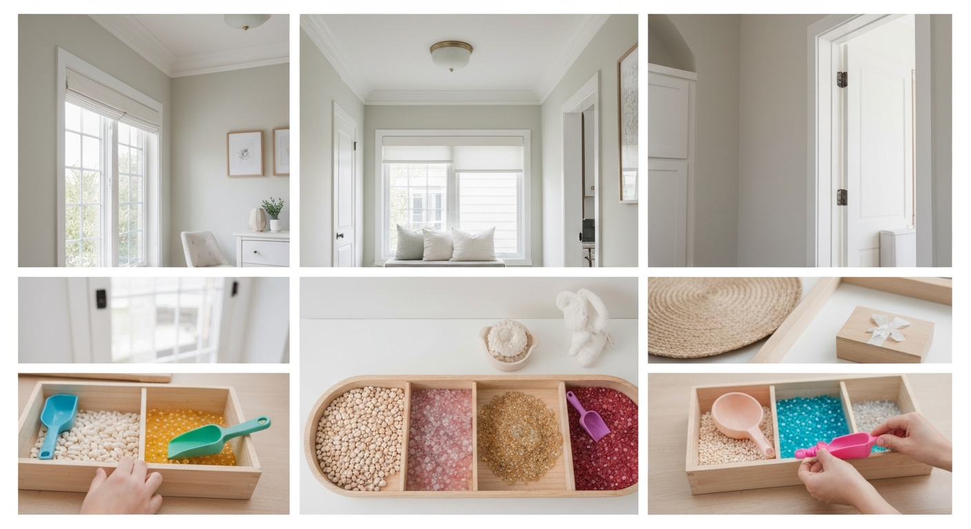 DIY Sensory Wall on a Budget