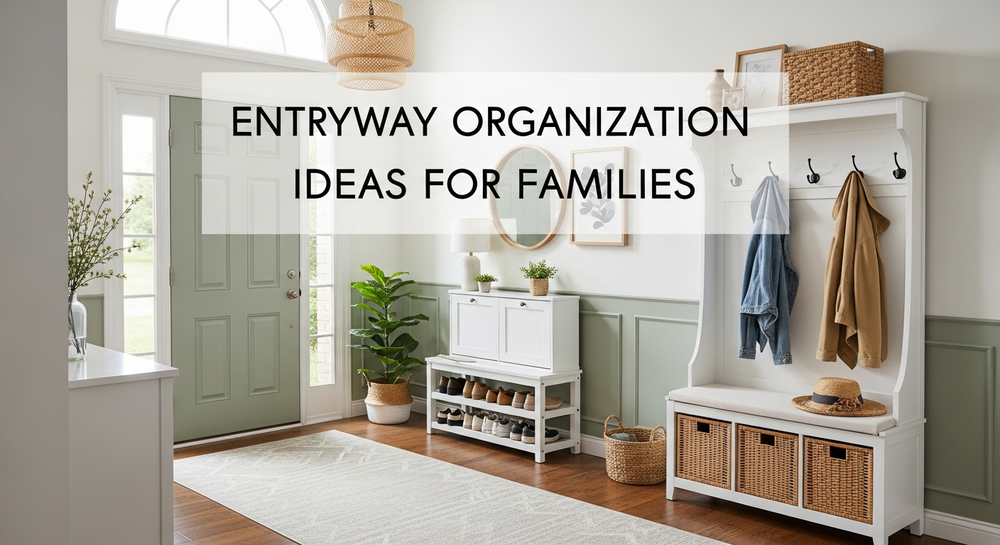Entryway Organization Ideas for Families