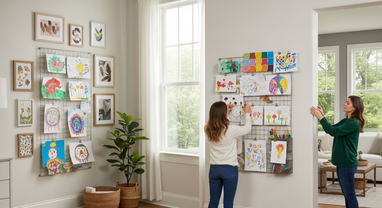 Art Display Ideas: How to Showcase Kids Artwork
