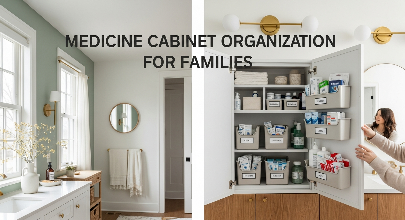 Medicine Cabinet Organization for Families