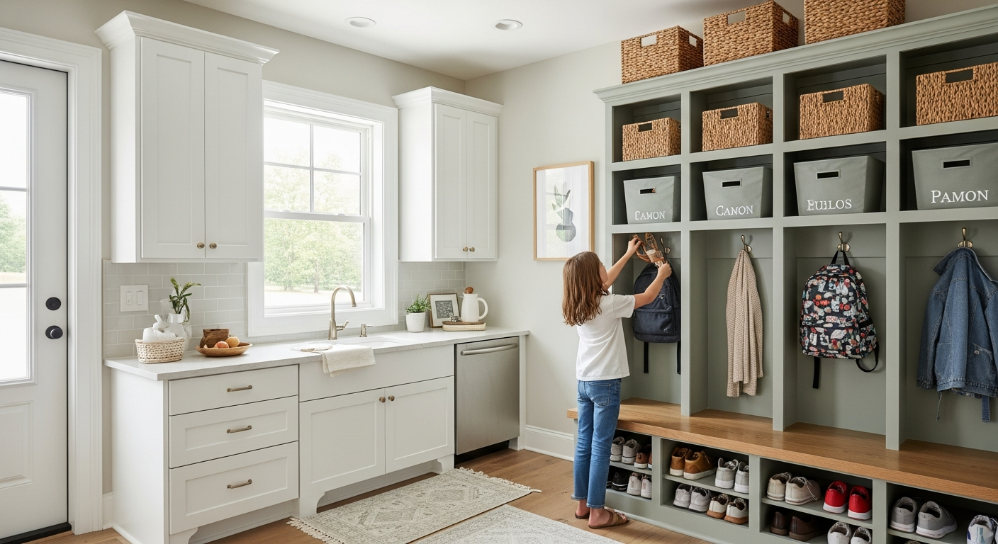 Mudroom Organization for Families: Corral the Chaos