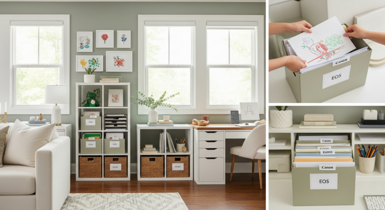 Organizing Kids' Papers and Artwork