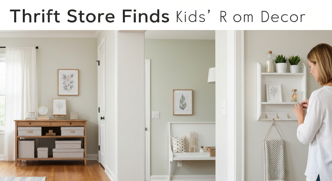 Thrift Store Finds for Kids' Room Decor