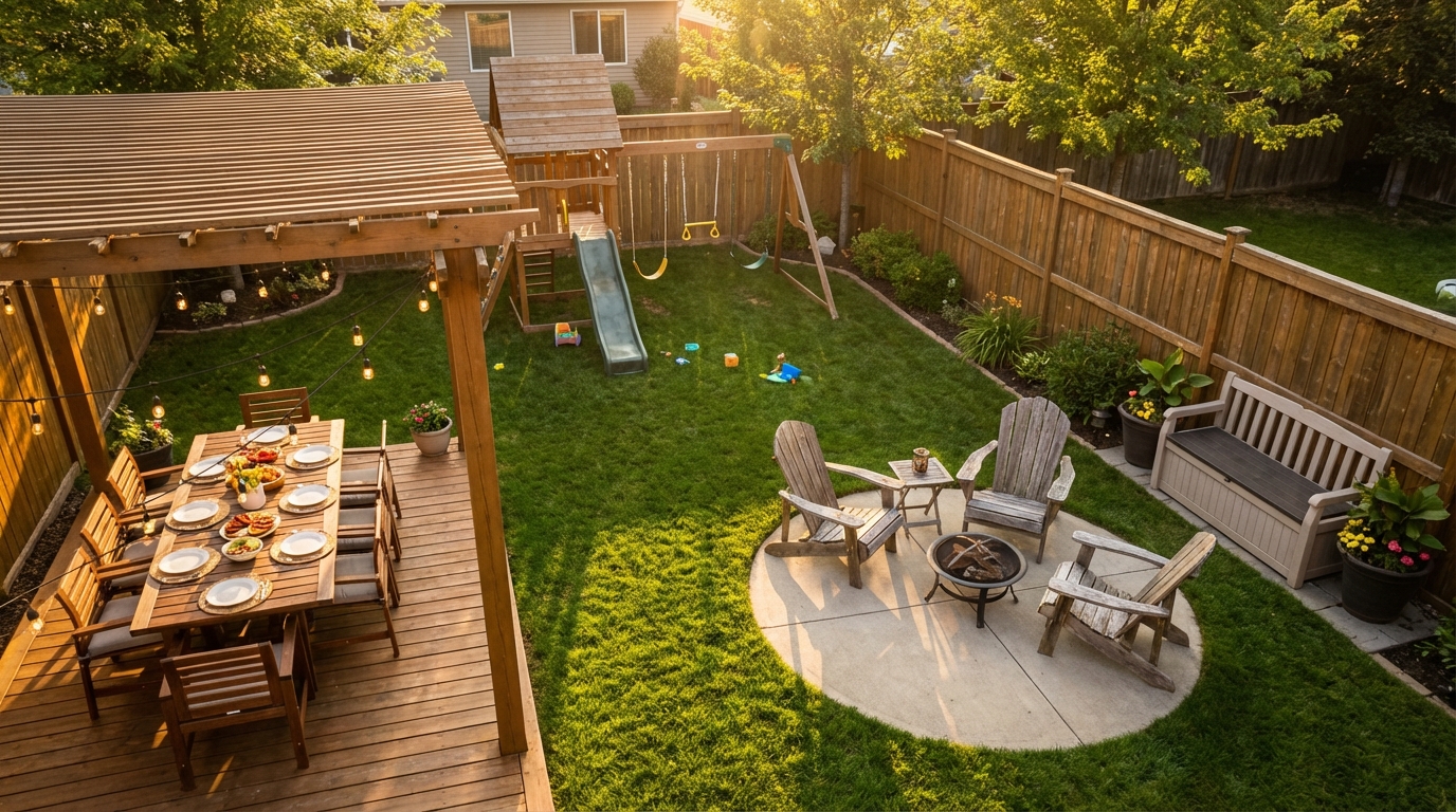 Setting Up Your Family Backyard for Summer: A Room-by-Room Outdoor Guide