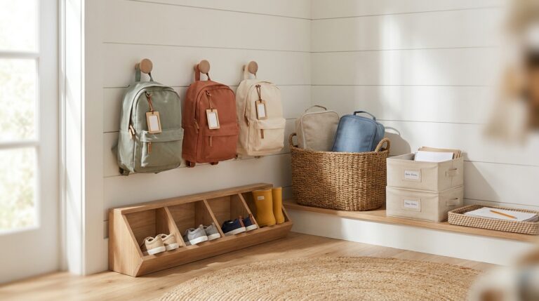 The Back-to-School Drop Zone: Organizing Backpacks, Shoes, and Lunchboxes for Smooth Mornings