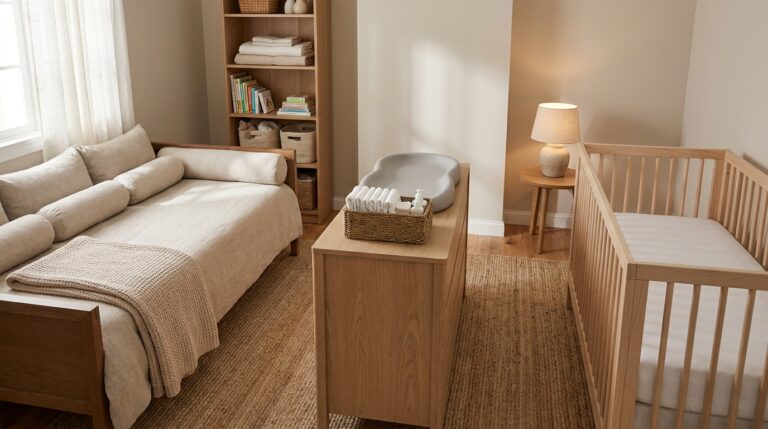 Guest Room Nursery Combo: Keep the Guest Bed and Add a Crib