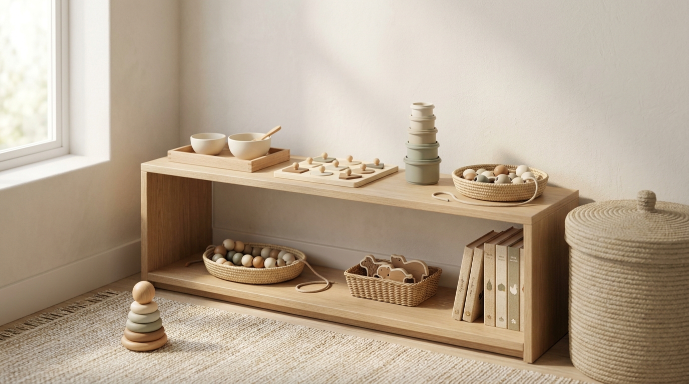 Montessori Gifts by Age: Picks That Fit on One Shelf (1 to 4)