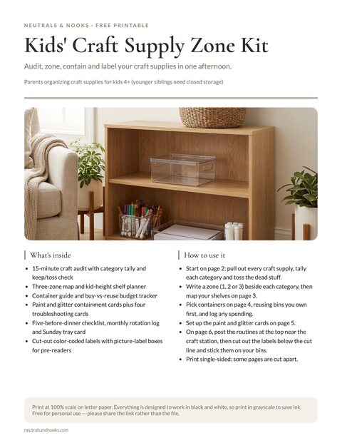 Kids' Craft Supply Zone Kit preview